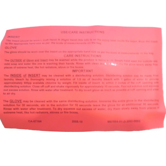 Government Military Issue SMALL Chemical Protective Glove Shells & Inserts, 1 Pr - Picture 8 of 8